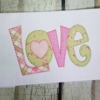 Love Machine Applique Design